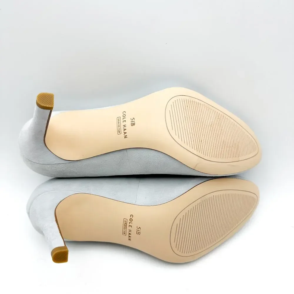Cole Haan Womens Gabbie Pumps Size 5.5 Light Grey Blue NWOB